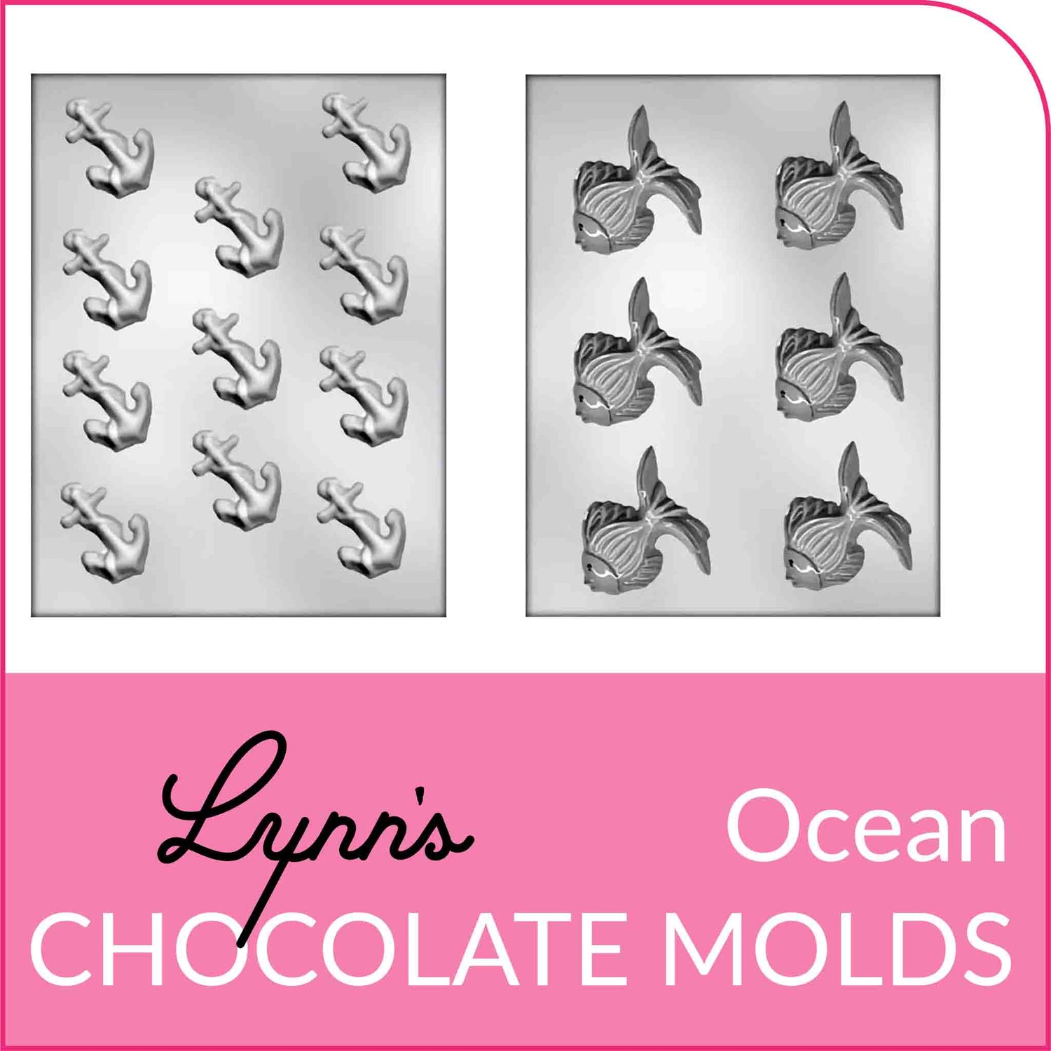 Beach Chocolate Molds
