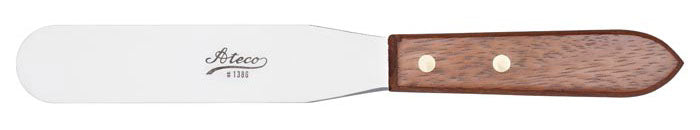 Straight Spatula with Wood Handle