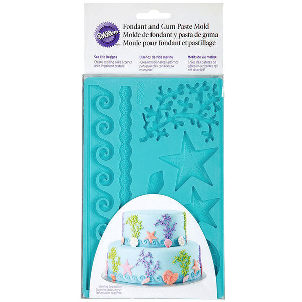 Wilton Sealife Silicone Fondant Mold