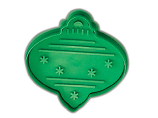 Christmas Ornament Cookie Cutter Plunger Stamper