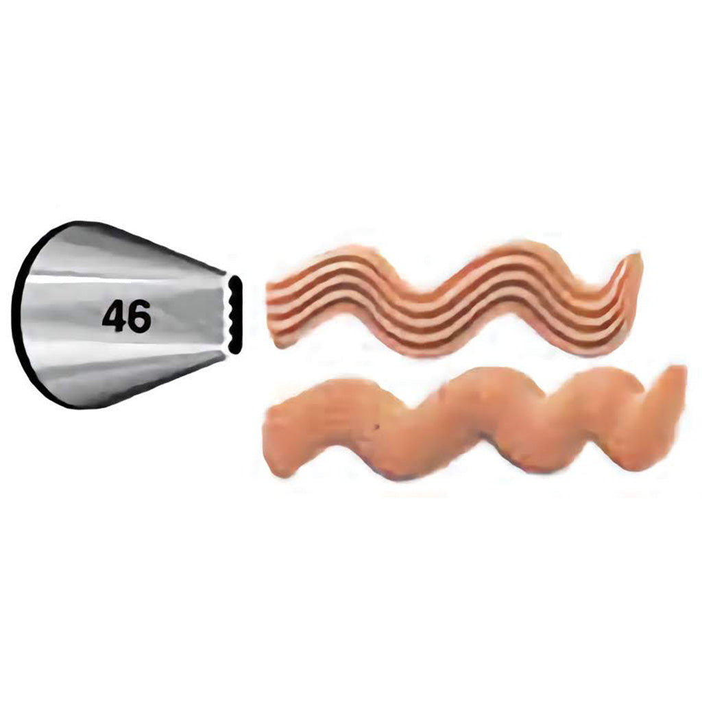 46 Basketweave Piping Tip