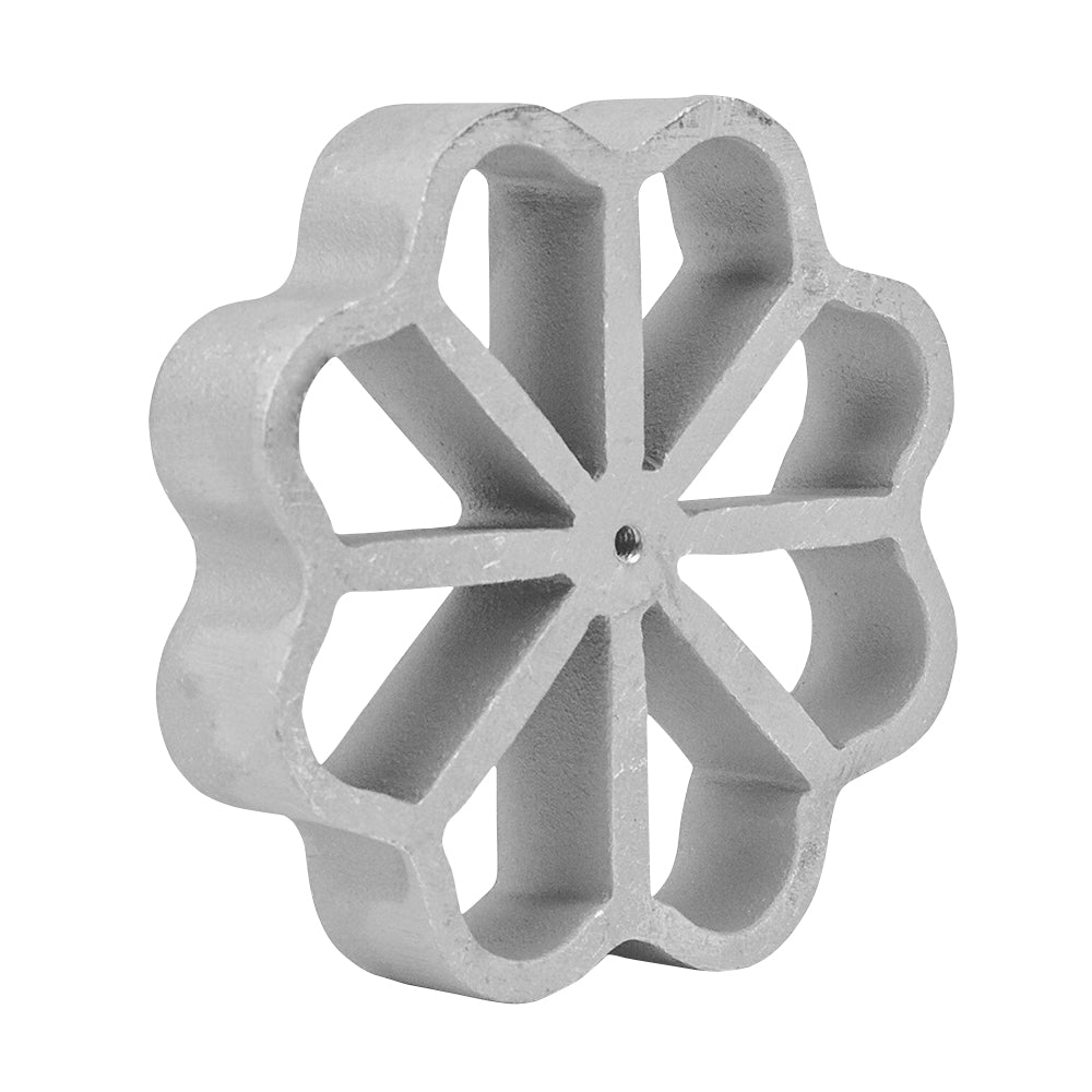 4.5" Large Floral Rosette Iron