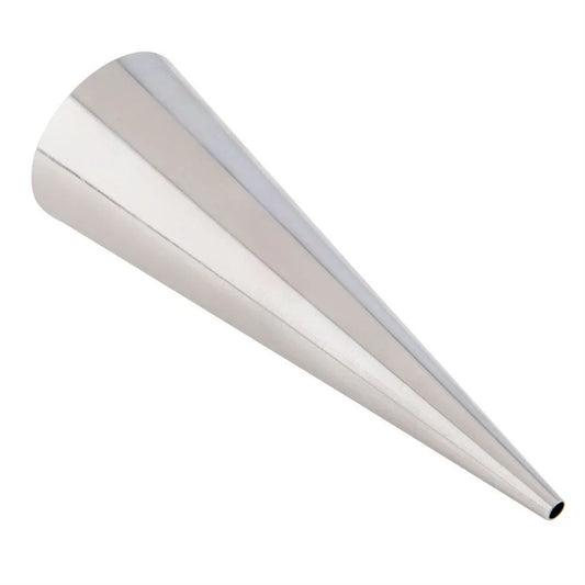 Ateco 928 Large Lady Lock Form – stainless steel pastry mold for creating cream horns and lady locks.