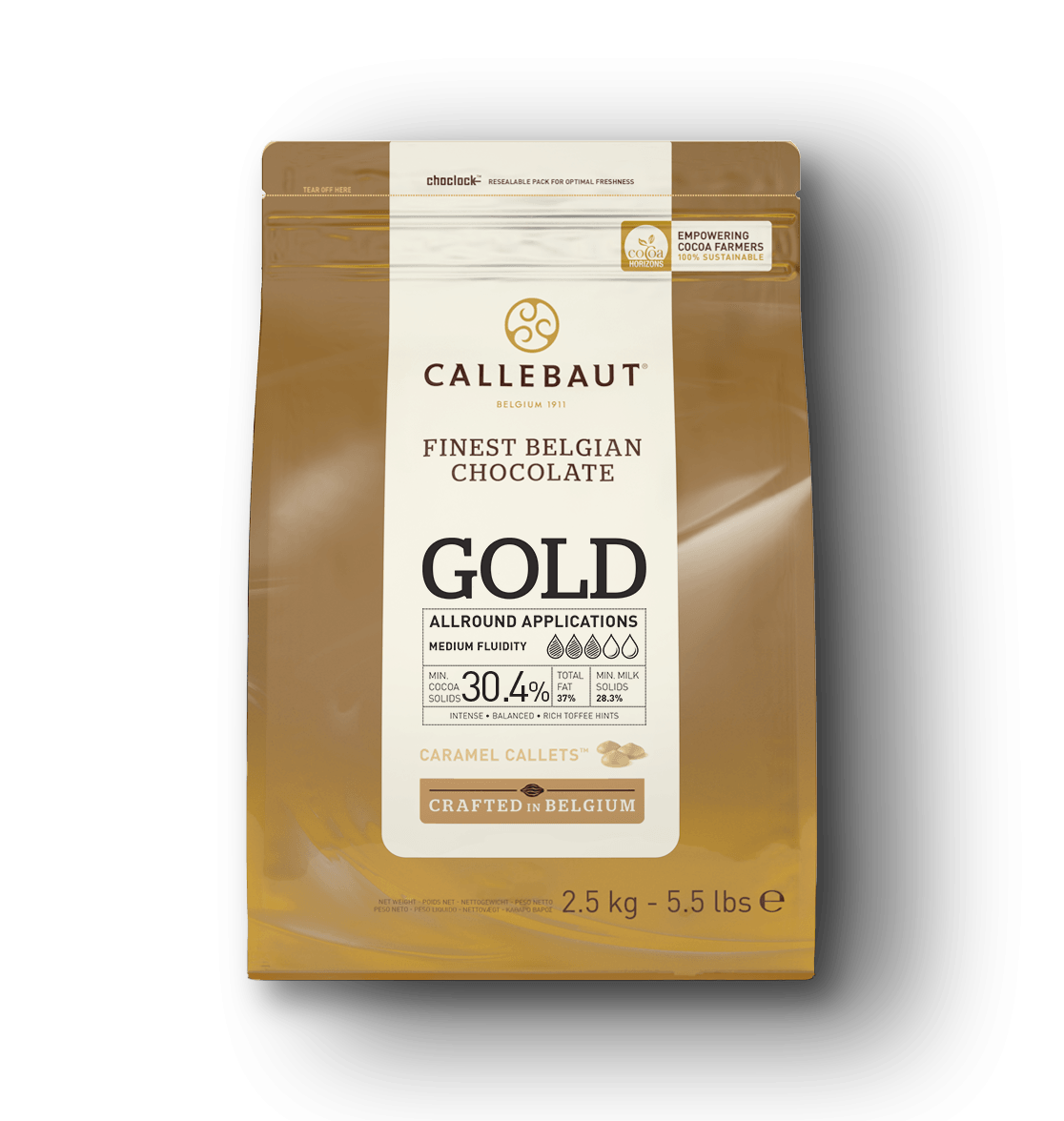 Callebaut Gold Chocolate Callets