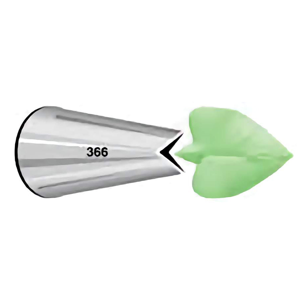 Buttercream 366 Piping Tip Leaf Decorating Tip By Wilton