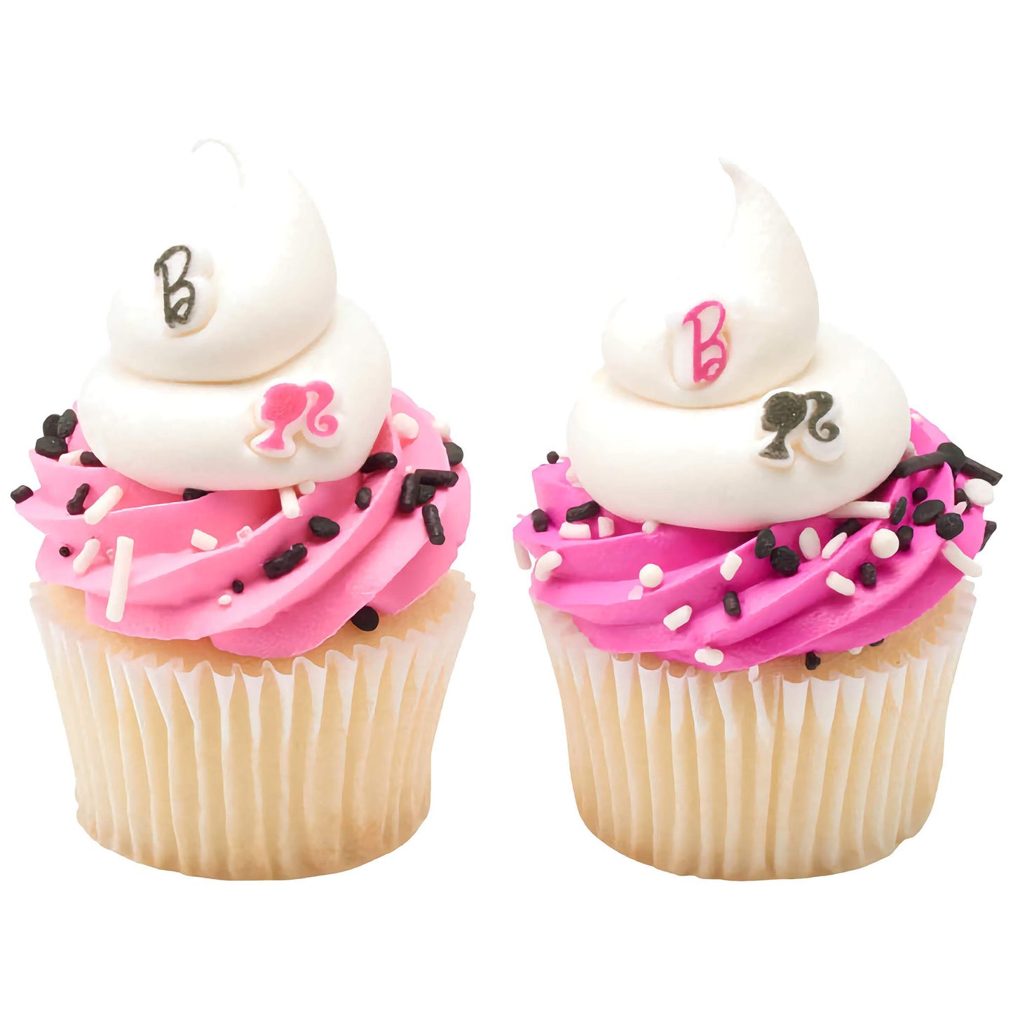 Barbie™ B and Silhouette Pressed Sugars - 12 Count
