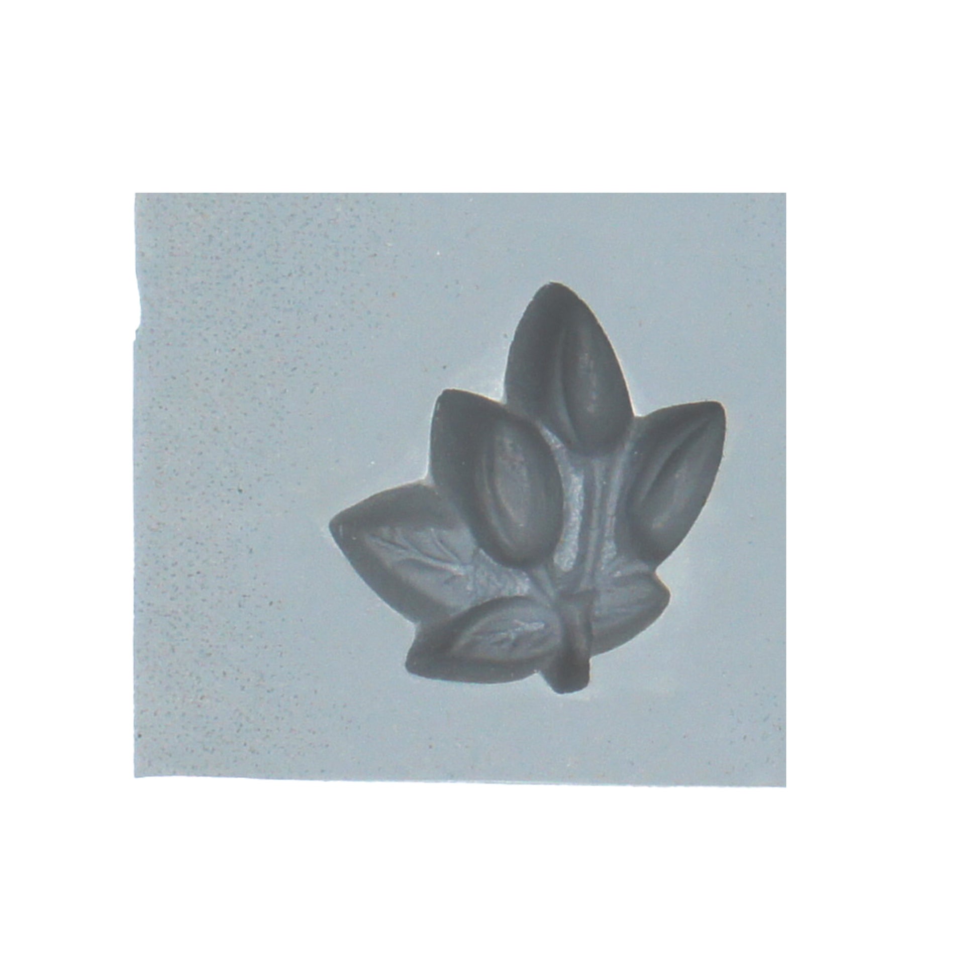 Close-up of berries and leaf rubber mint mold for candy or cream cheese mints