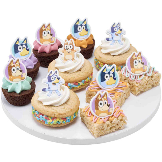 Bluey Cupcake Rings So Much Fun