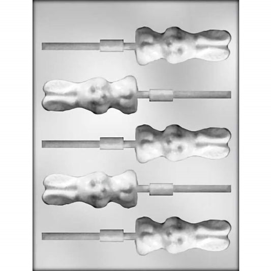 Bunny Sitting 3 3/8" Chocolate Lollipop Mold