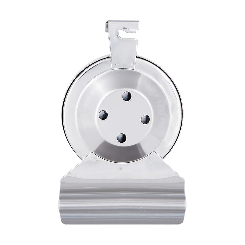 Back view of CDN Multi-Mount Oven Thermometer showing hanging hook and vented design.