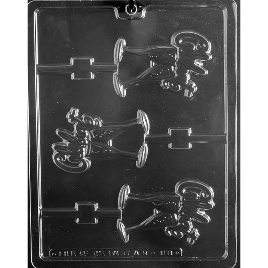 Celebrate Glasses Lolly Chocolate Mold