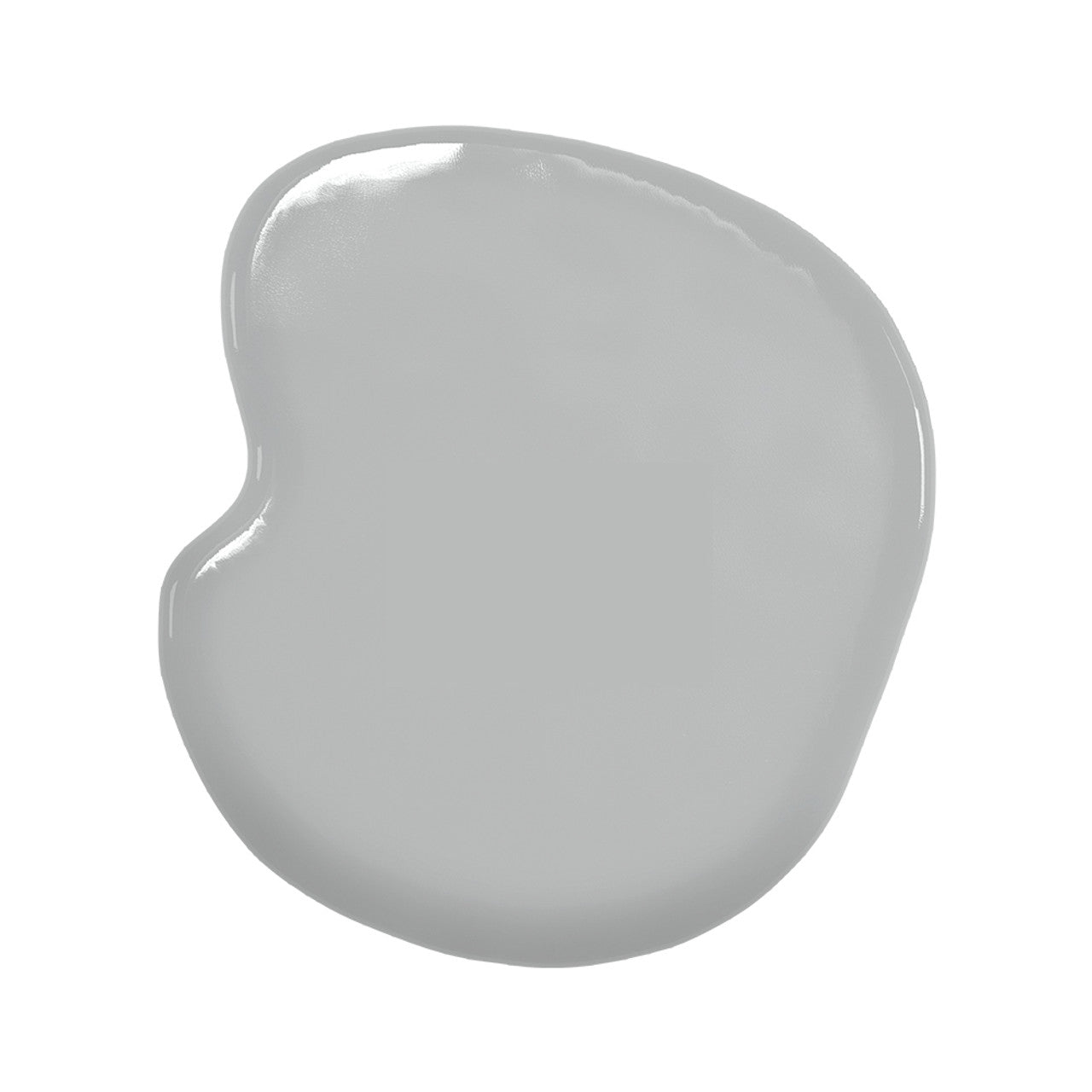 Swatch of Colour Mill Concrete oil-based food coloring in a soft matte grey tone.