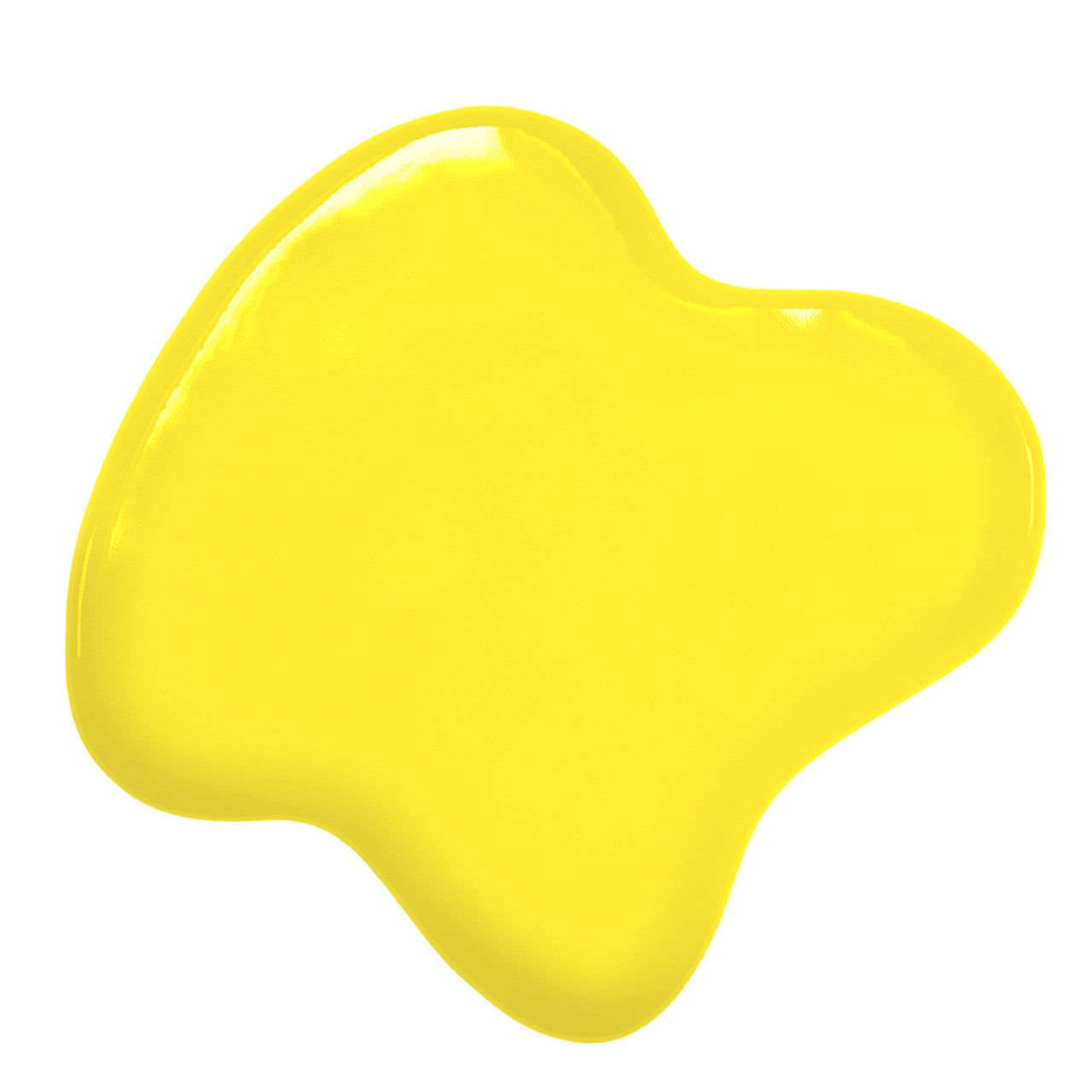 Bright yellow oil-based food color swatch with a smooth, glossy finish – Colour Mill Yellow
