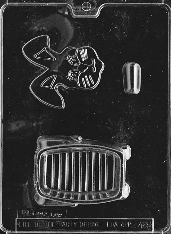 3D BUNNY POUR BOX mold showing full bunny form with rounded shape.