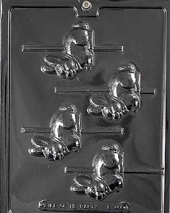 CAROUSEL RABBITS mold featuring circular arrangement of rabbit figures.