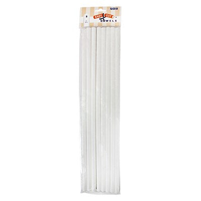 PME Easy Cut Dowel Rods 16-inch pack of 8, designed for internal cake support in multi-tiered cakes.