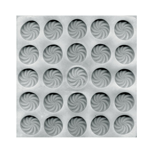 Swirl Flat Mint Mold