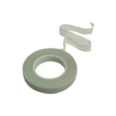 White sparkle floral tape for cake decorating, used for binding sugar flower stems and floral wires with a polished, elegant finish.