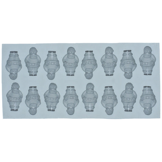 Small Santa Rubber Mint Mold