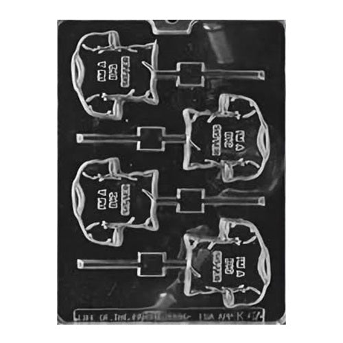 This chocolate mold image shows a t-shirt shaped design with the phrase "I'm A Big Sister" embossed, aimed at creating celebratory chocolates for a new big sister in the family.