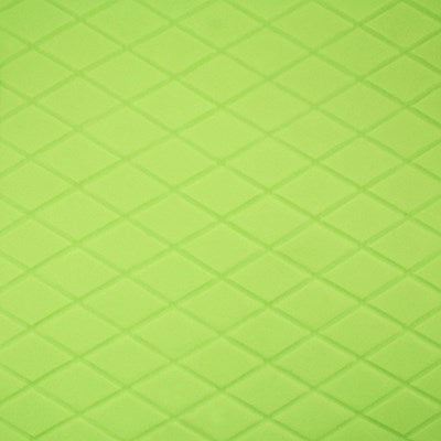 Close-up of light green fondant with small diamond embossed pattern from PME impression mat.