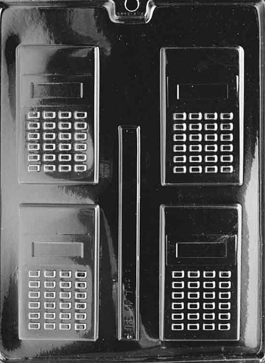Image of CALCULATOR mold with rectangular shape and button details.