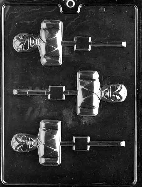 Combat Ranger Man chocolate mold, clear mold with detailed action figure shape for military or adventure-themed candy.