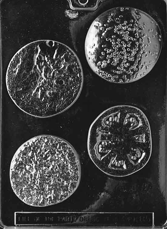 Hamburger chocolate mold, clear mold shaped like a layered burger with bun and patty details for novelty candy making.