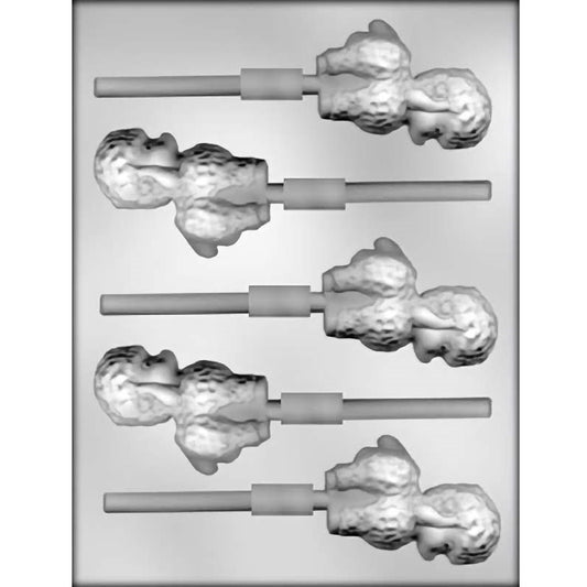 Lamb Standing Chocolate Lollipop Mold