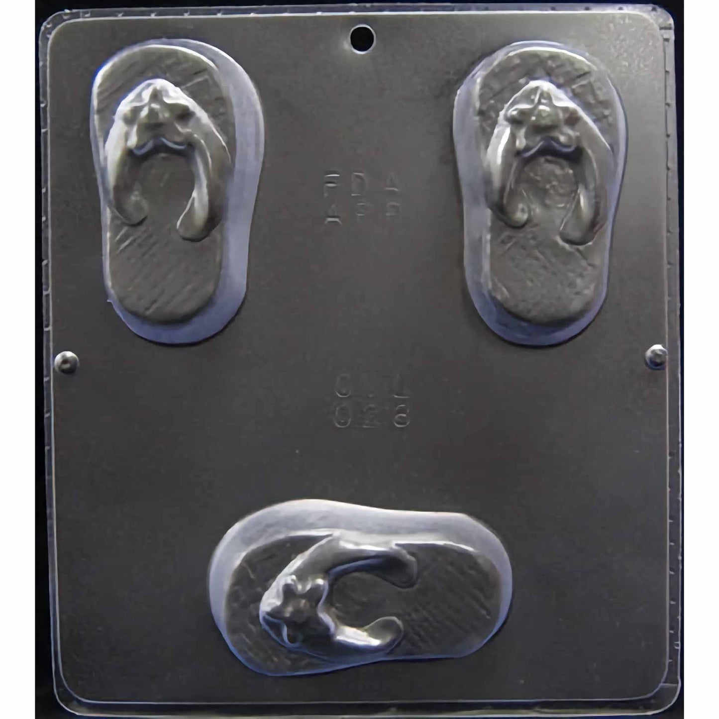 Large Flip Flop Chocolate Mold