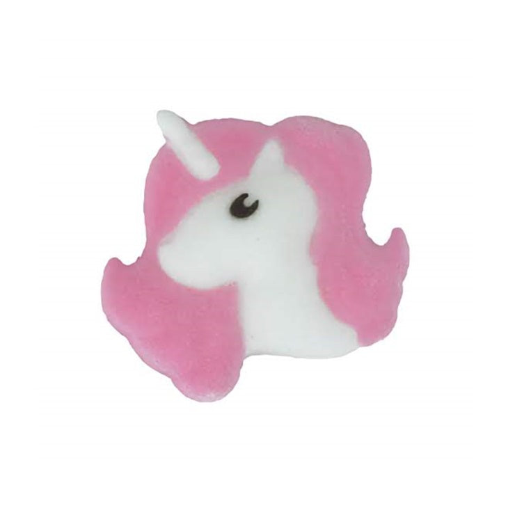 Adorable unicorn cake topper set with six mini unicorns, each in a unique pastel shade, to add a touch of magic to any cake, found at Lynn's Cake, Candy, and Chocolate Supplies.