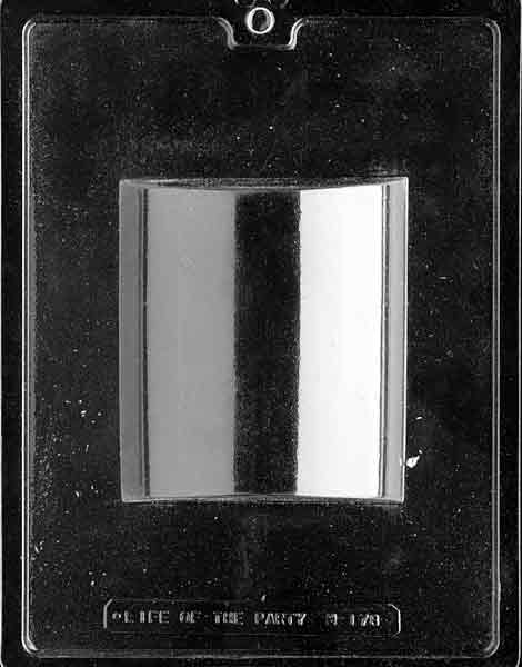 Chocolate mold M178 Mini Loofah Loaf with rectangular block loaf cavity design.