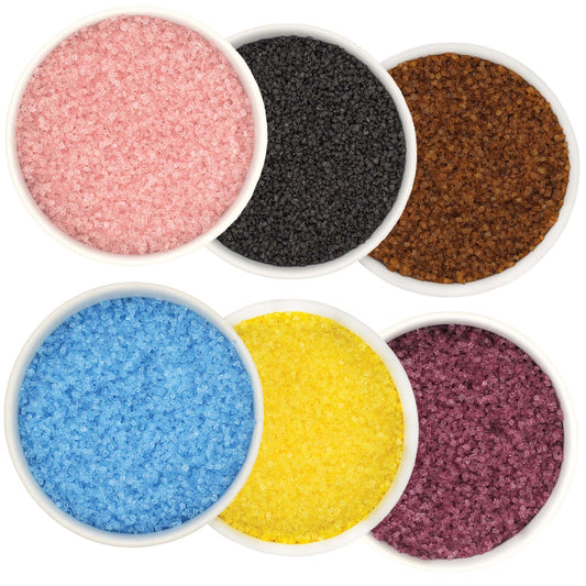 Natural Dyed Coarse Sugar - Matte Finish