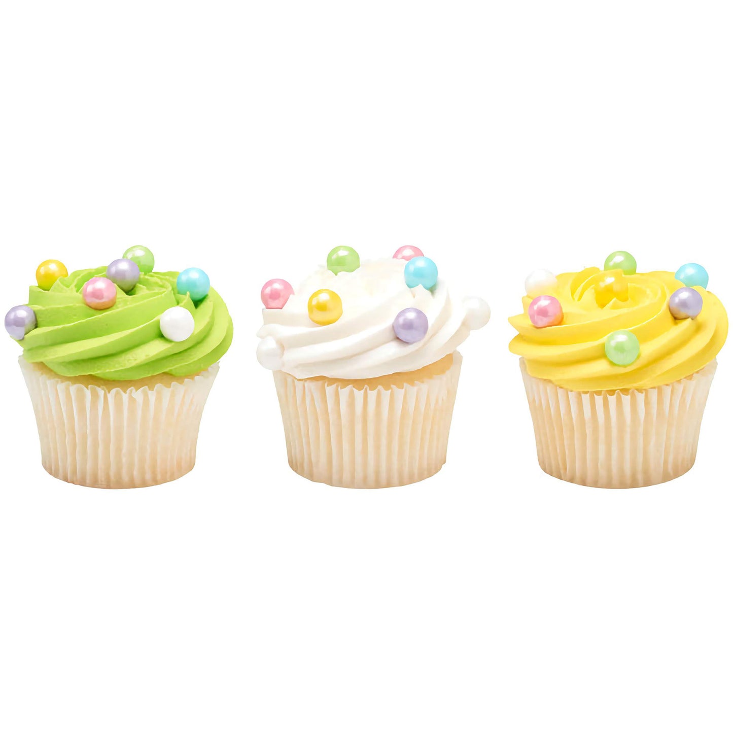 Pastel Mix 11mm Sugar Candy Decorations