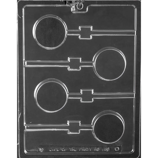 Plain Cookie Lolly Chocolate Mold