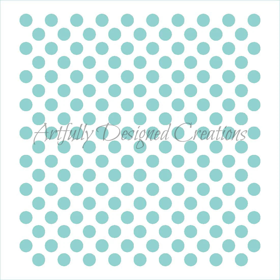 Polka Dot Cake Stencil