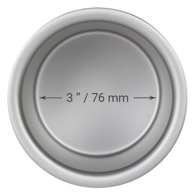 Aluminum Round Cake Pans - 3" Depth