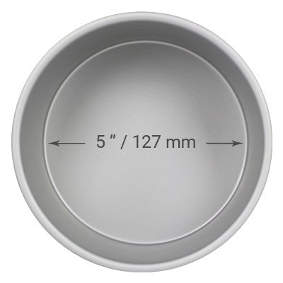 Aluminum Round Cake Pans - 3" Depth