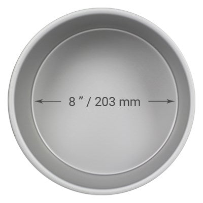 Aluminum Round Cake Pans - 3" Depth