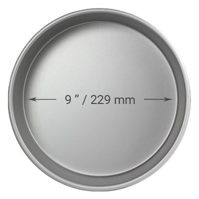 Aluminum Round Cake Pans - 3" Depth