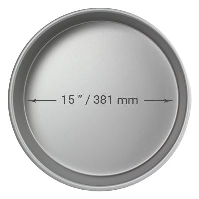 Aluminum Round Cake Pans - 3" Depth