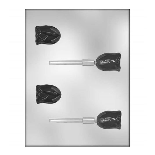 Rose 3D Chocolate Lollipop Mold, 1¾"