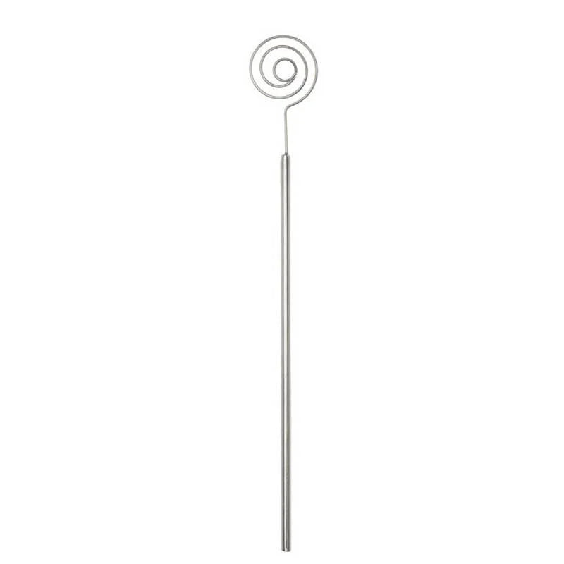 Ateco stainless steel spiral dipping tool for chocolate and confectionery coating.