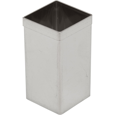 Ateco square petit four cutter made of stainless steel, featuring a sturdy design for clean and precise cuts.