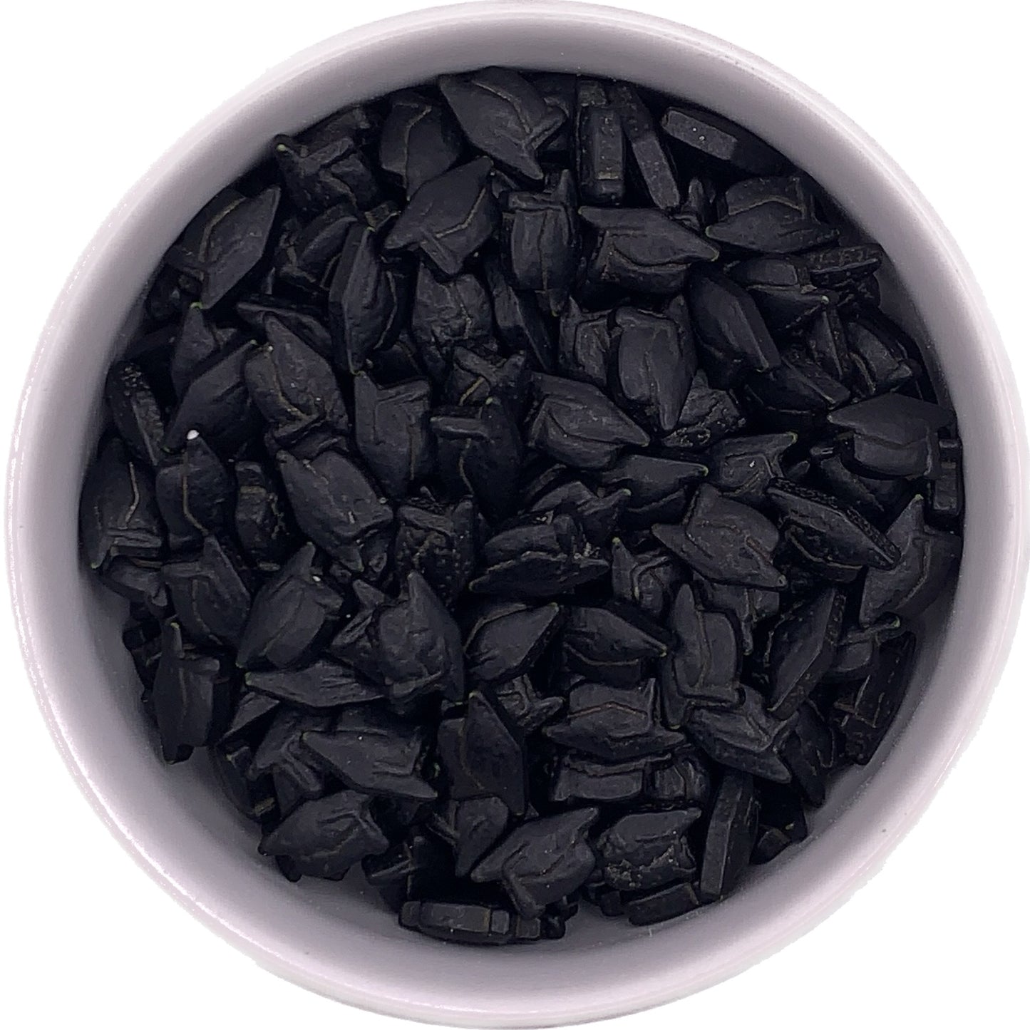 Thick Black Graduation Cap Sprinkles