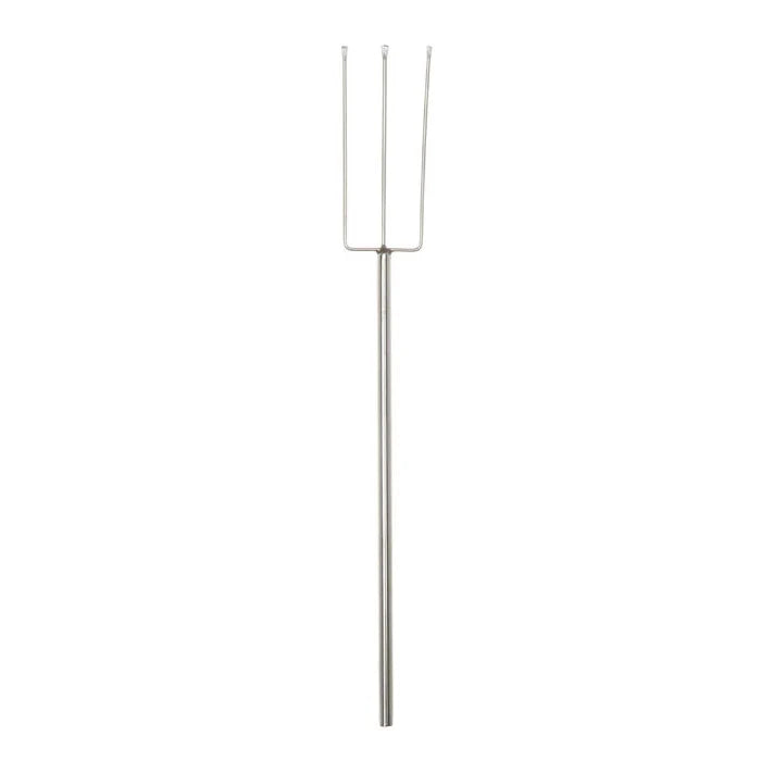 Ateco stainless steel 3-prong dipping fork for chocolate coating and confectionery work.