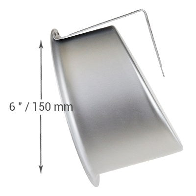6" topsy turvy cake pan with angled walls and built-in metal supports for level baking.