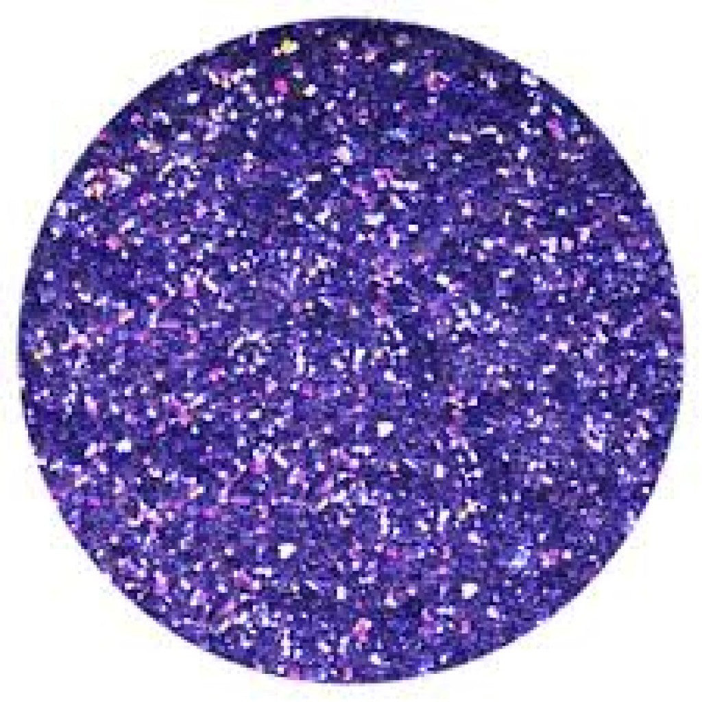 Amethyst Galaxy Glitter Dust color swatch shown as a purple glitter circle.