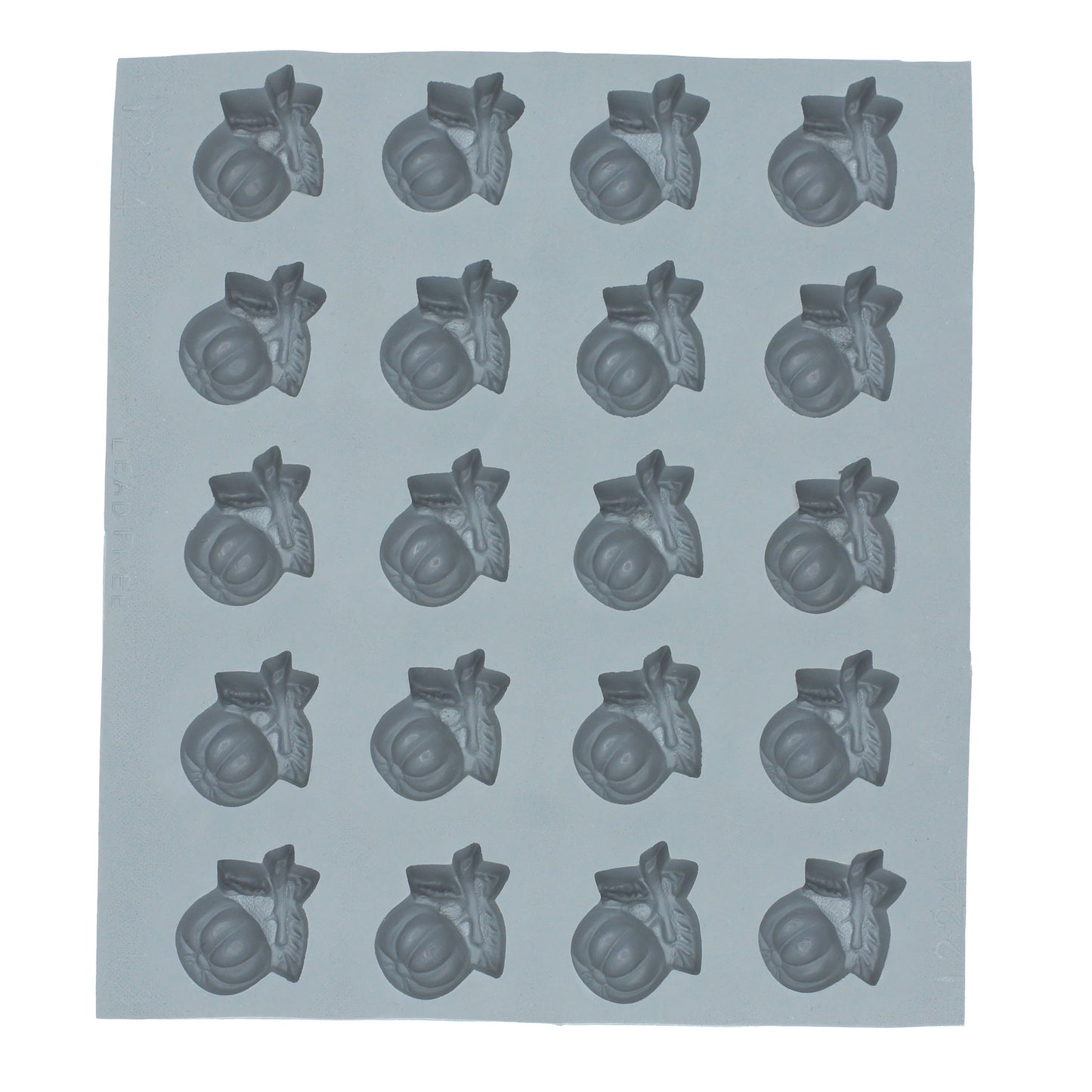 Apple & Leaf Rubber Mint Mold
