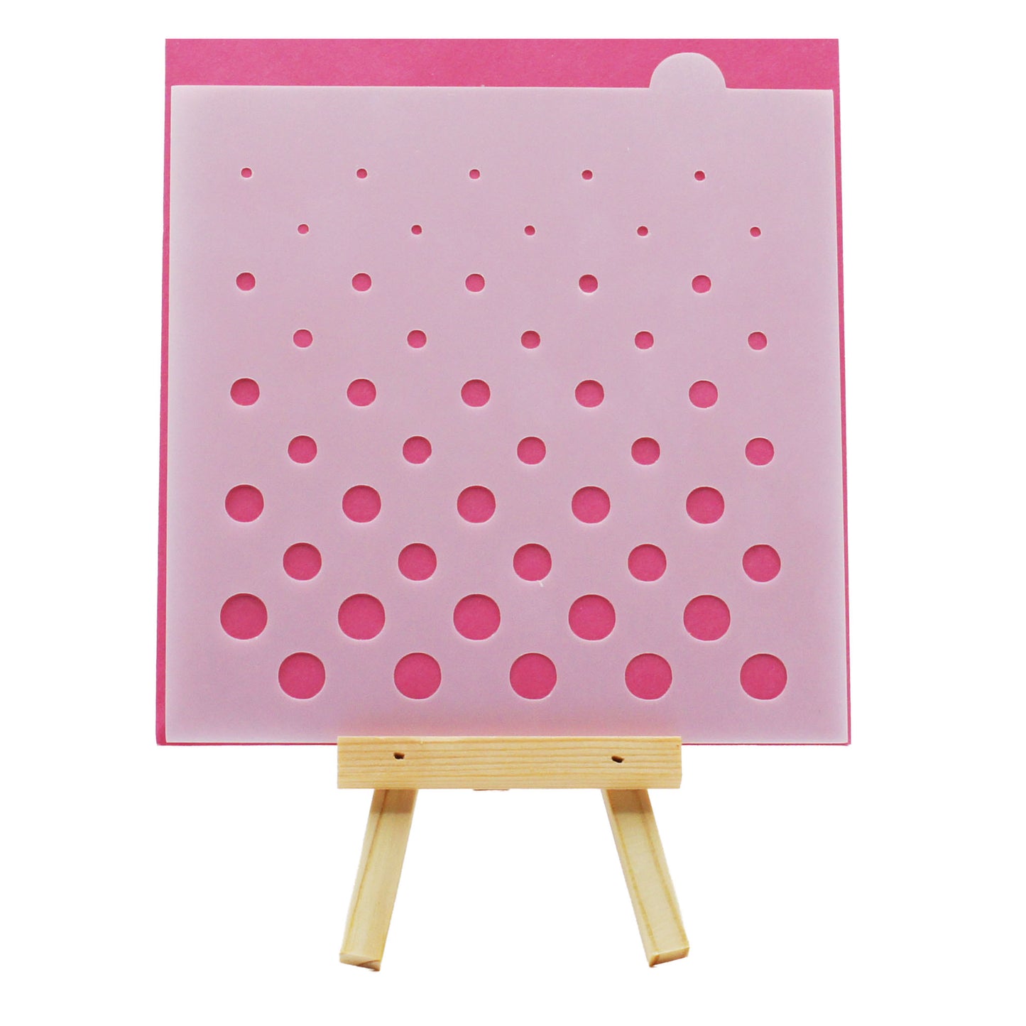 Assorted Polka Dot Cookie Stencil - Alternating Pattern
